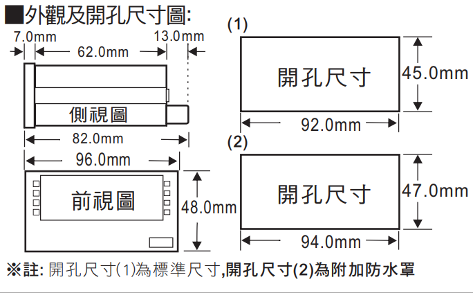 尺寸