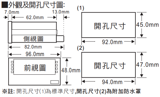 尺寸